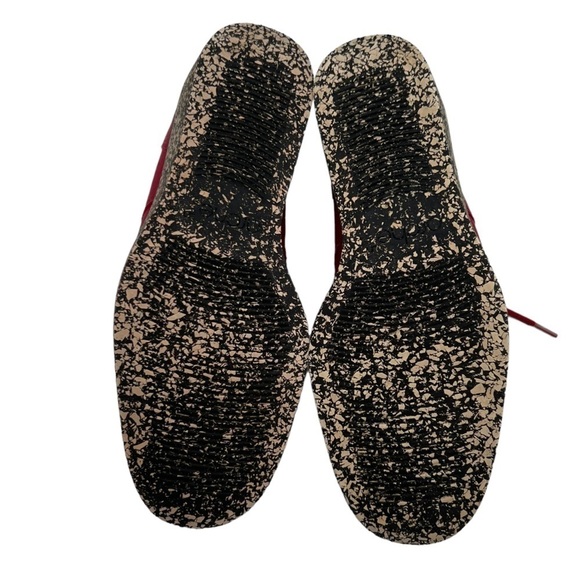 Arche Red Leather Lace Up Loafers Size 5 Men's - Picture 9 of 11